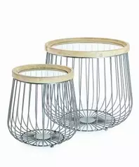 Set of 2 Cage Tables